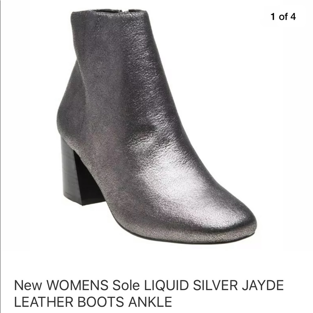 NEW Gunmetal Ankle Boots